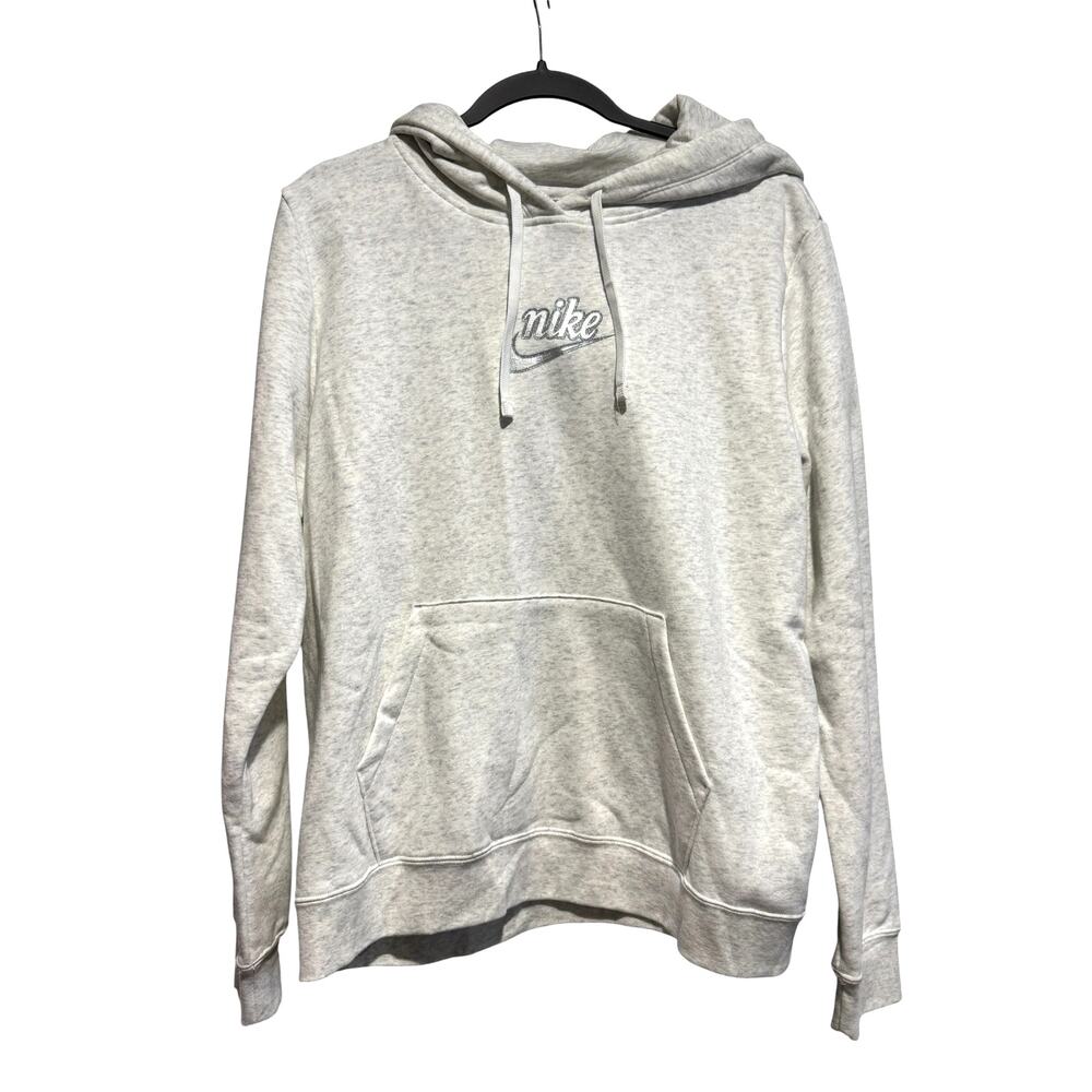 NWT! Nike $65 Long Sleeve Fleece Pull-on Hoodie - Size Large - Picture 4 of 7